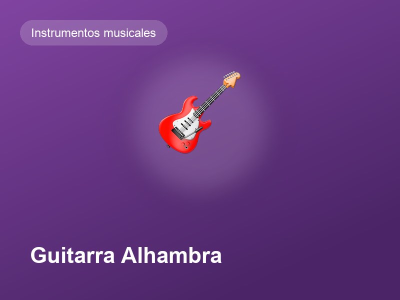 Guitarra española Alhambra