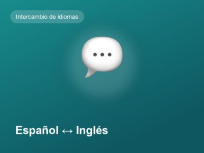 Intercambio de conversación: español e inglés