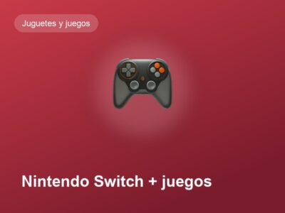Nintendo Switch con 3 juegos